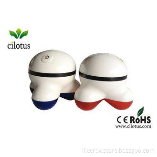 OEM LED light Mini vibration body massager with ABS resin P
